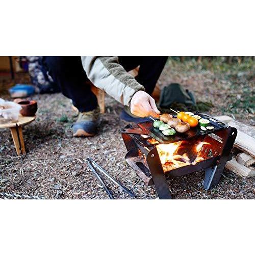 COOKING FIRE PIT SOLO 料理も焚き火も楽しめる、ソロキャン焚き火台 