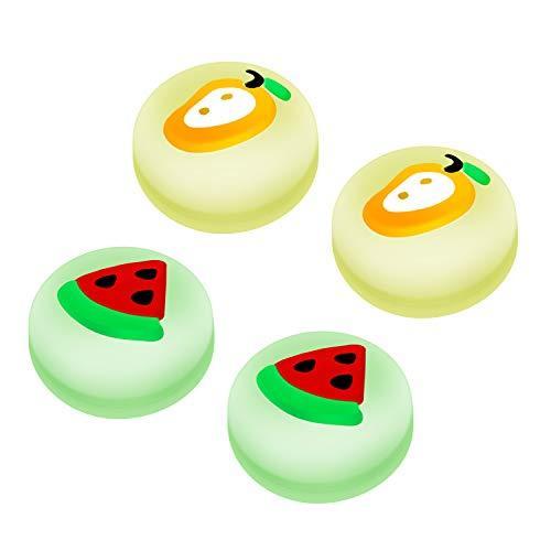 当店限定販売 Switch Lite Oled 対応 果物 アナログスティックカバー 4個入 可愛い フルーツ ジョイスティック 有 Discoversvg Com