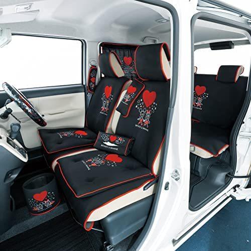 ボンフォーム シートカバー ディズニー ミッキー ミニー ハート 軽自動車 後席単品 取付簡単 丸洗いok 軽 コンパクトカー リヤ用 ブラック 40 S フォレスト公式オンラインショップ 通販 Yahoo ショッピング