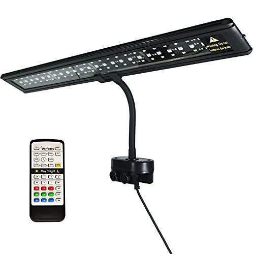 水槽 ライト 16色アクアリウムライト 極薄熱帯魚水草飼育栽培 Led高光度 長寿命 48 72cm