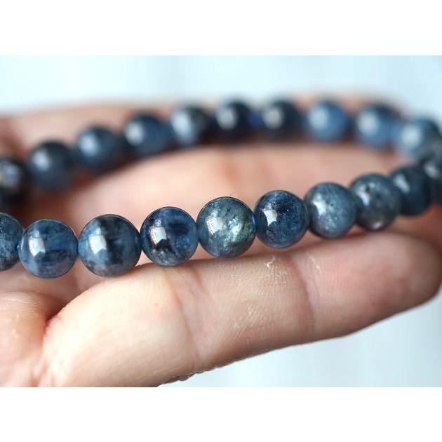 ブラックスター アクアマリン ブレスレット 8mm玉 No.38 最高級プレミアムクラス【画像現物】 3月誕生石 |  | 04