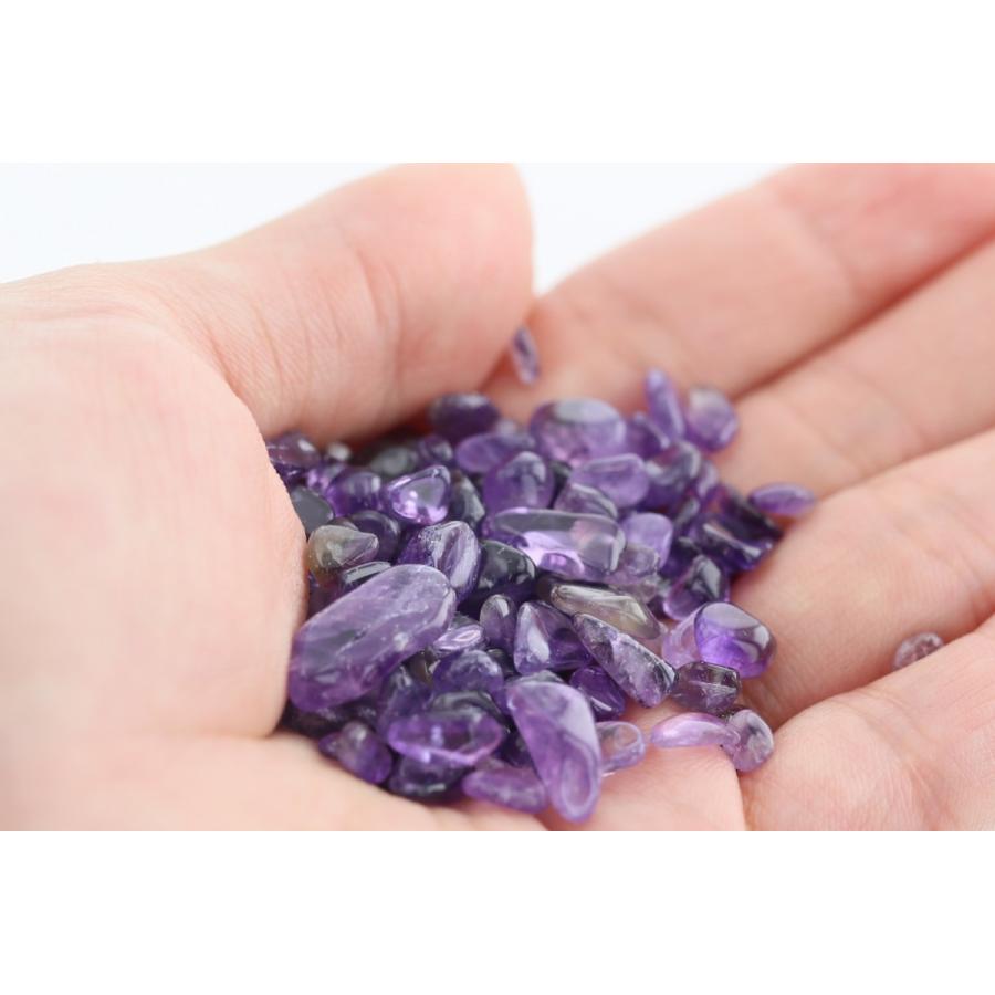 アメジスト さざれチップ 100g 浄化 （最高級5A） （郵便でのお届け）（代引き/日付指定不可） |  | 02
