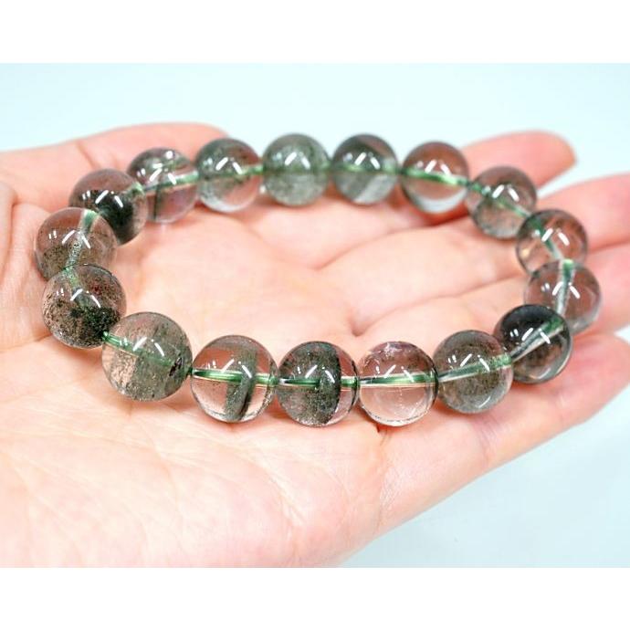 最高級(5A) グリーンファントムクォーツ ブレスレット 12.5mm 最高級(5A) グリーンファントムクォーツ ブレスレット 12.5mm