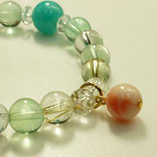 珊瑚デザインブレスレット（アマゾナイト） |  | 03