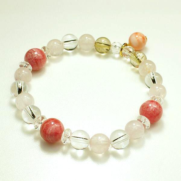 珊瑚デザインブレスレット（インカローズ） | 