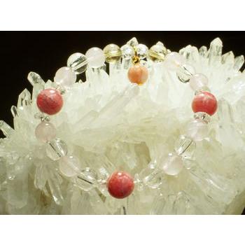 珊瑚デザインブレスレット（インカローズ） |  | 01