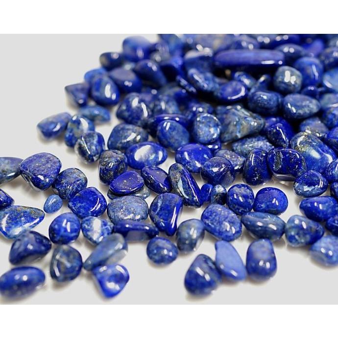 ラピスラズリ（瑠璃） さざれチップ (Mサイズ） 100g  浄化 （最高級5A） （郵便でのお届け）（代引き/日付指定不可） | 