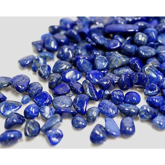 ラピスラズリ（瑠璃） さざれチップ (Mサイズ） 100g  浄化 （最高級5A） （郵便でのお届け）（代引き/日付指定不可） |  | 01