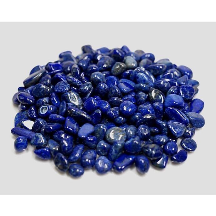 ラピスラズリ（瑠璃） さざれチップ (Mサイズ） 100g  浄化 （最高級5A） （郵便でのお届け）（代引き/日付指定不可） |  | 02