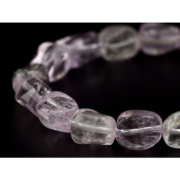 最高級（5A） クンツァイト イレギュラー ブレスレット No.33