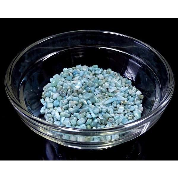 最高級 ラリマー（5A）さざれチップ (Sサイズ）100g (浄化）   （郵便でのお届け）（代引き/日付指定不可） |  | 04