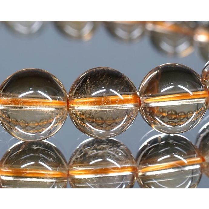 最高級 【プレミアム】 シトリン ブレスレット （非加熱・無処理） 10.5mm玉 No.4 パワーストーン 天然石 |  | 03