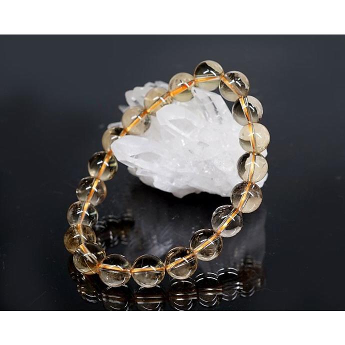 最高級 【プレミアム】 シトリン ブレスレット （非加熱・無処理） 10.5mm玉 No.5 パワーストーン 天然石 |  | 02
