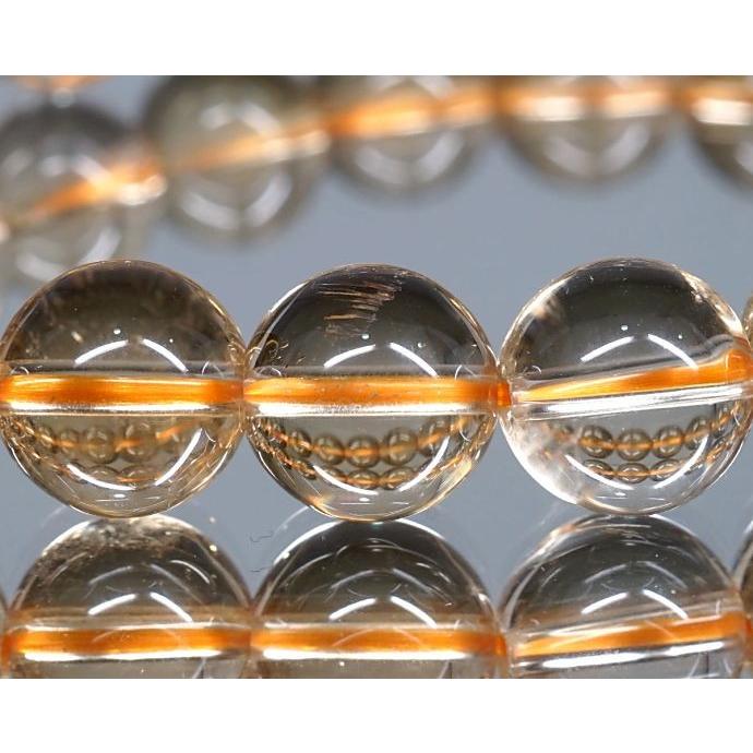 最高級 【プレミアム】 シトリン ブレスレット （非加熱・無処理） 10.5mm玉 No.5 パワーストーン 天然石 |  | 03