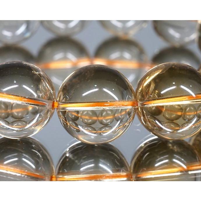 最高級 【プレミアム】 シトリン ブレスレット （非加熱・無処理） 19mm玉 No.12 パワーストーン 天然石 |  | 03