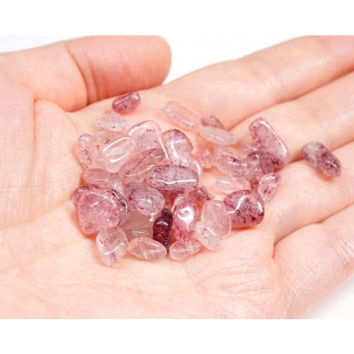 ストロベリークォーツ さざれチップ 100g 【郵便でのお届け】【代引き/日付指定不可】 |  | 03