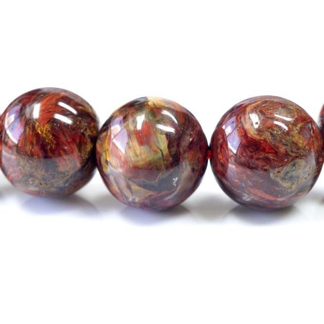 レッドピーターサイト ブレスレット 12.5mm玉 No.10 パワーストーン