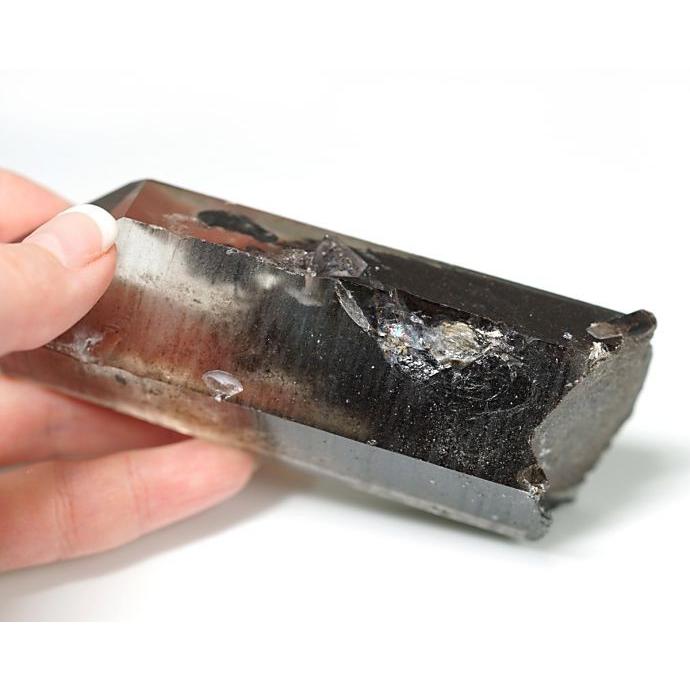 カーボン水晶 (ブラジル産) 原石  No.9 パワーストーン 天然石 |  | 03