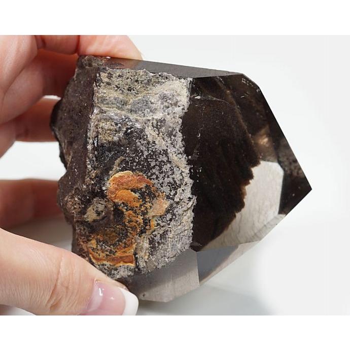 カーボン水晶 (ブラジル産) 原石  No.11 パワーストーン 天然石 |  | 03