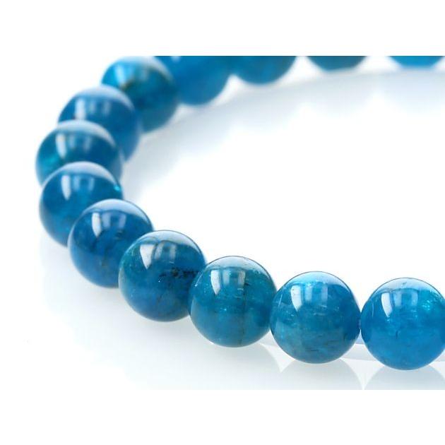 最高級（5A） ブルーアパタイト ブレスレット 8mm玉 No.27  