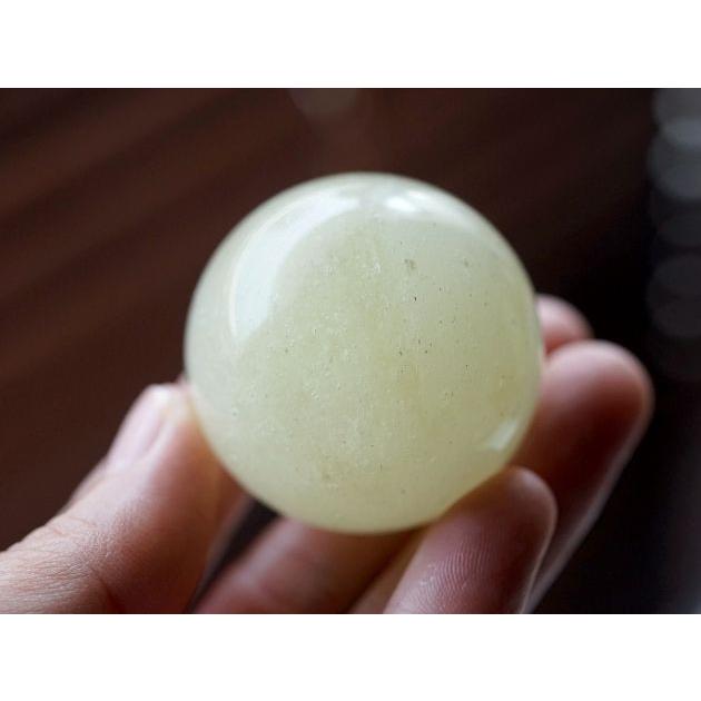 リビアングラス 丸玉・スフィア 43mm玉 No.2フォレストブルー