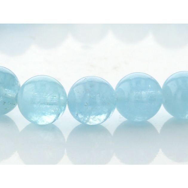 アクアマリン ブレスレット 9mm玉 No.9 パワーストーン 天然石 画像現物 |  | 02