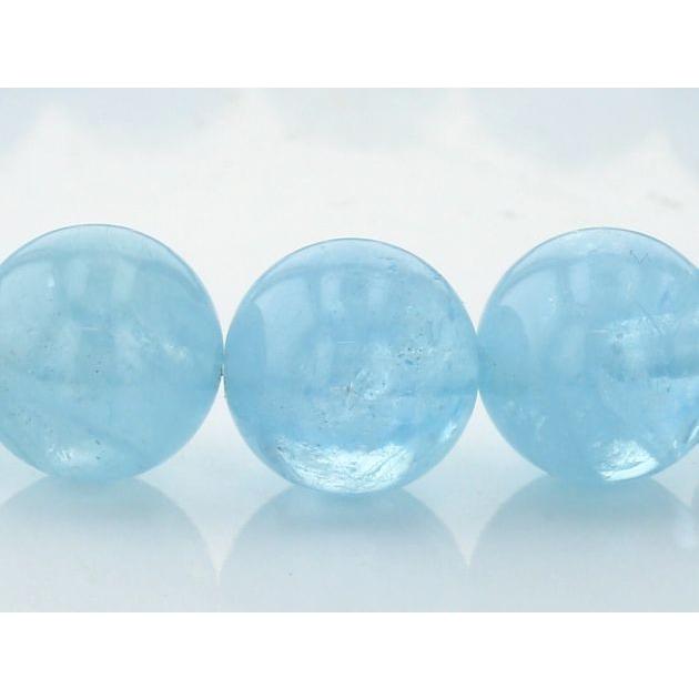 アクアマリン ブレスレット 10mm玉 No.12 パワーストーン 天然石 画像現物 |  | 02