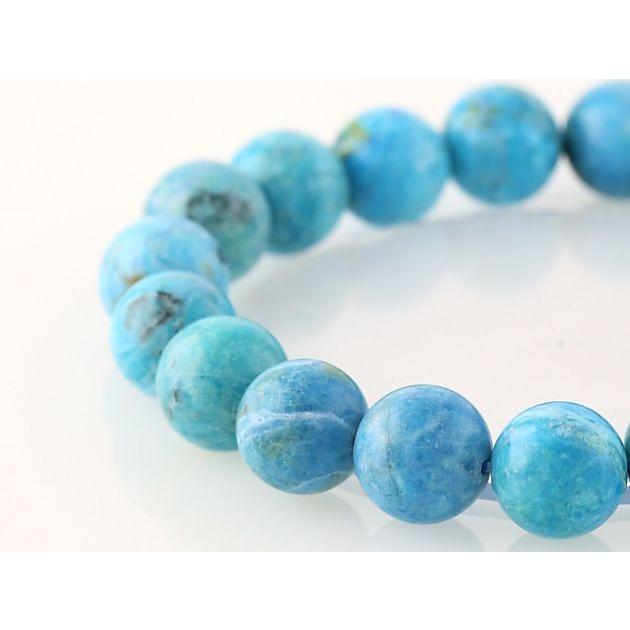 最高級（5A） ブルーオパール ブレスレット 10.5mm玉 No.34 パワーストーン 天然石 | 