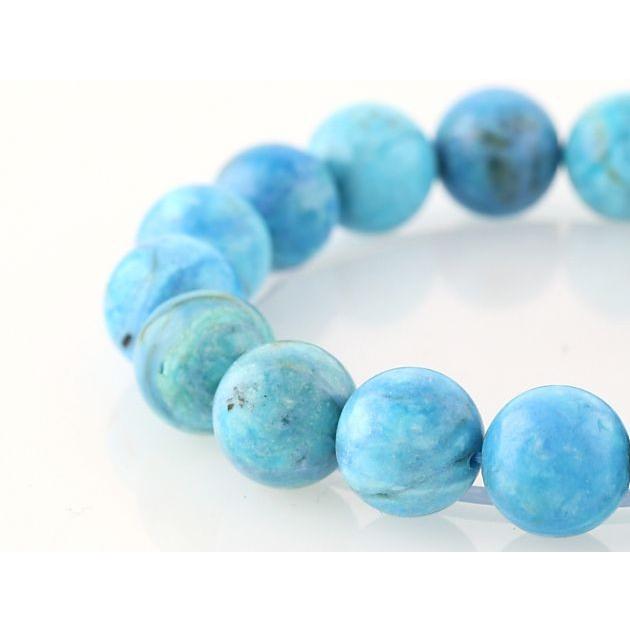 最高級（5A） ブルーオパール ブレスレット 12mm玉 No.36 パワーストーン 天然石 | 
