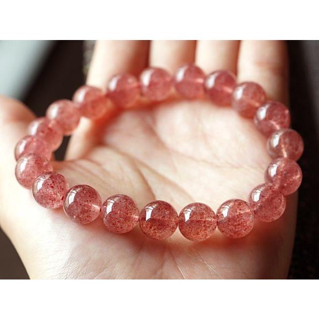 最高級（5A） モスコバイト ブレスレット 10.5mm玉 No.21 パワーストーン 天然石 |  | 03