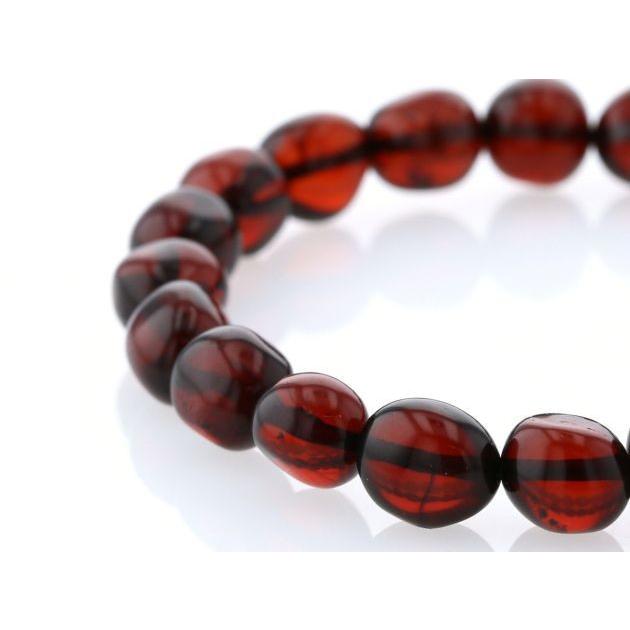 最高級（5A） 天然アンバー（琥珀） イレギュラーブレスレット  No.6 パワーストーン 天然石 | 