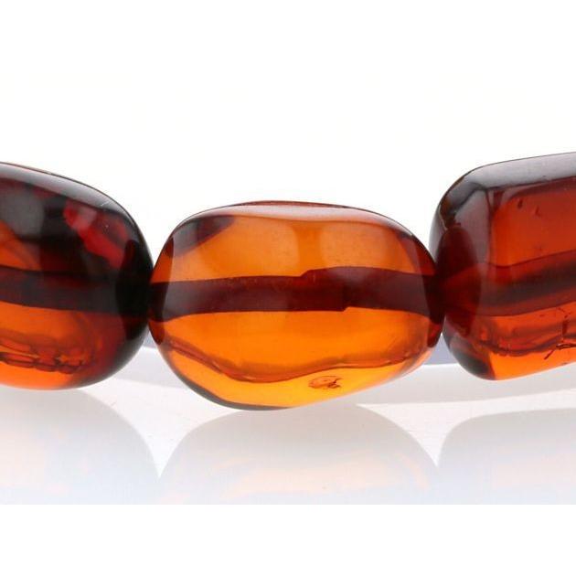 最高級（5A） 天然アンバー（琥珀） イレギュラーブレスレット  No.9 パワーストーン 天然石 |  | 02