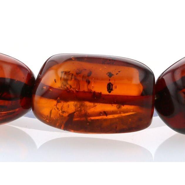 最高級（5A） 天然アンバー（琥珀） イレギュラーブレスレット  No.10 パワーストーン 天然石 |  | 02