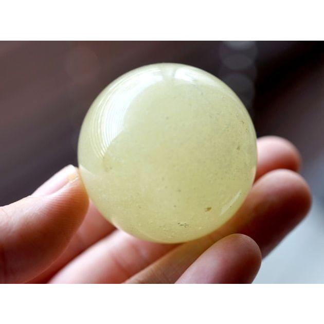 リビアングラス 丸玉・スフィア 44.5mm玉 No.4フォレストブルー パワーストーン 天然石 |  | 02