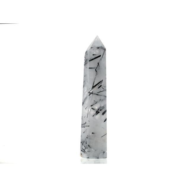 ブラックルチル (トルマリン)　六角柱 No.5【画像現物】 ルチルクォーツ パワーストーン 天然石 フォレストブルー |  | 02