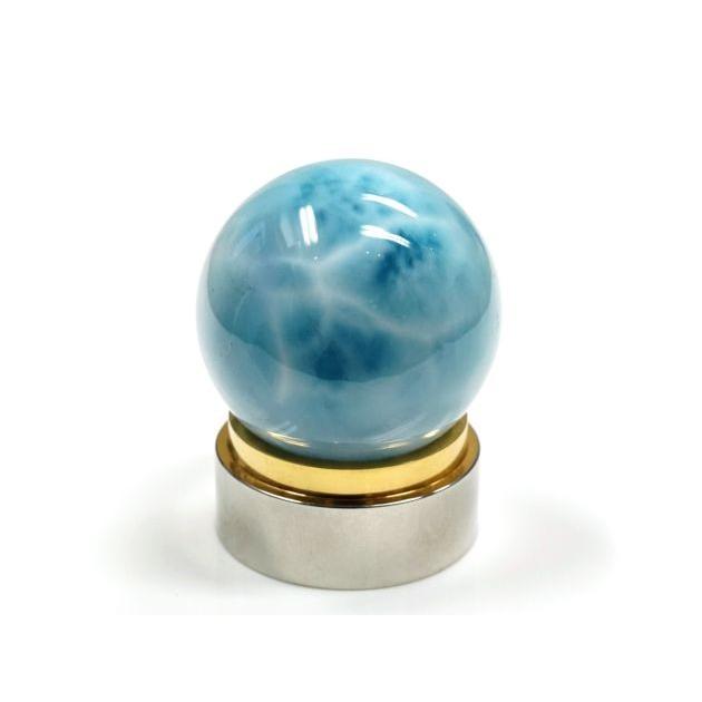 ラリマー 丸玉　約32mm スフィア ラリマー 丸玉 スフィア （穴無）32mm玉 No.9【画像現物