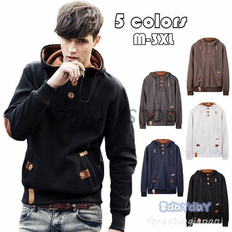 パーカー メンズ おしゃれ スウェット 長袖 切り替え フード付き 立ち襟 トップス メンズ パーカー プルオーバー 21新作 アウター 春秋 5色 代30代40代 qaca Foresting Japan 通販 Yahoo ショッピング