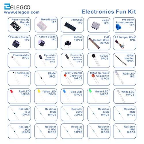ELEGOO Electronic Fun キット Arduino用電子LearningキットE2 : フォレストジャパンYahoo!ショップ ...