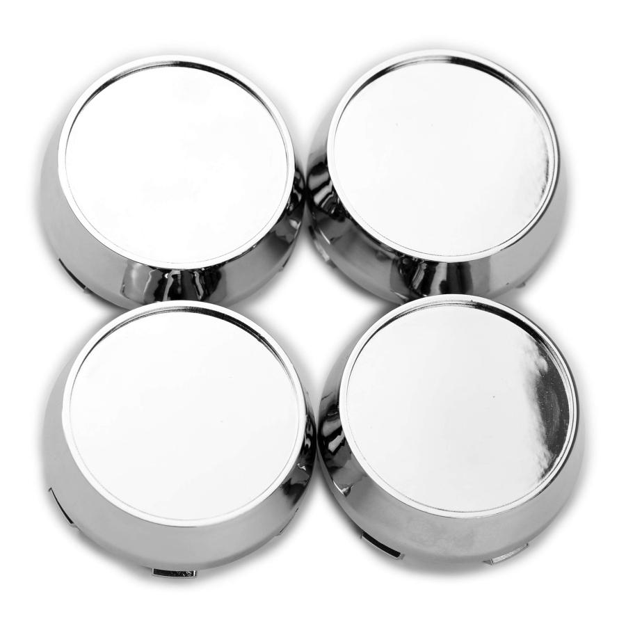 ホイールセンターキャップ 外径 60mm 内径 56mm 4個 シルバー 