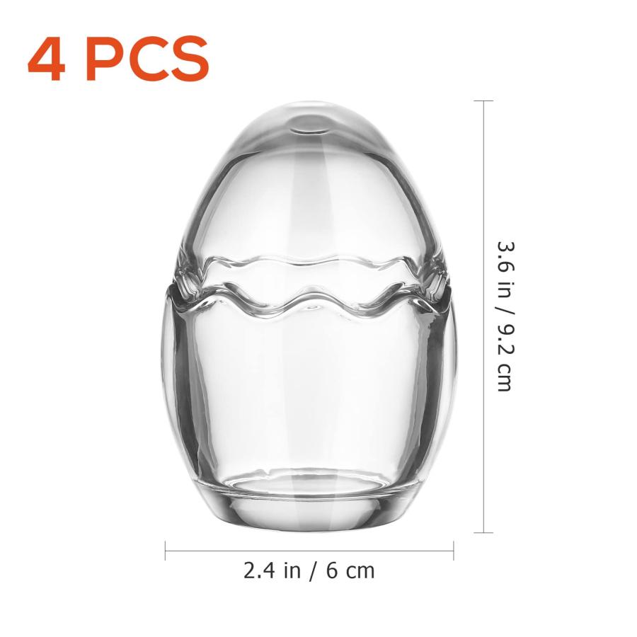 NUOLUX プリンカップ 耐熱ガラス プリン容器 プリン型 蓋付き 4 NUOLUX プリンカップ 耐熱ガラス プリン容器 プリン型 蓋付き 4