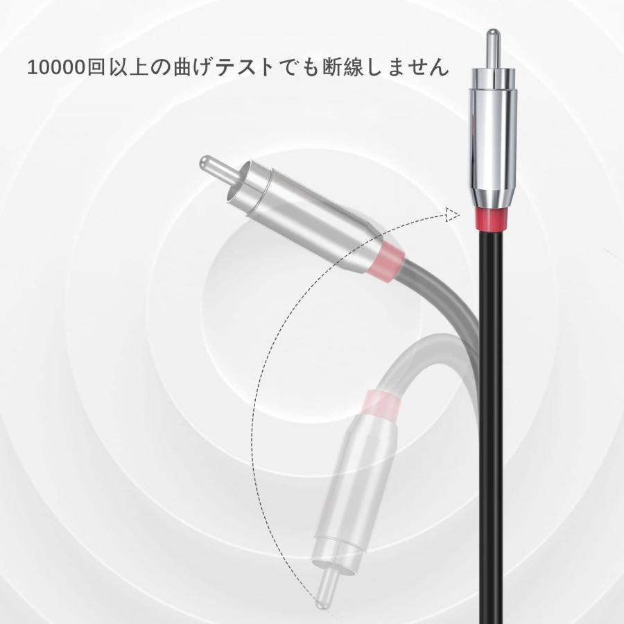 スピーカーケーブル 変換 2m 2本 18AWG RCA ピン端子 先バラ スピーカーケーブル 変換 2m 2本 18AWG RCA ピン端子 先バラ