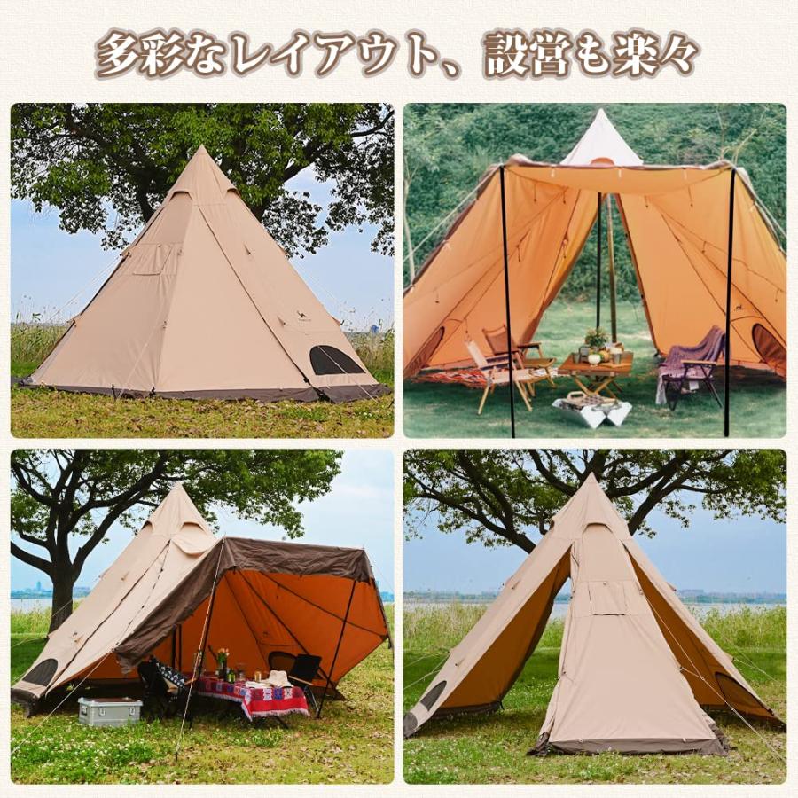 廃盤】TOMOUNT ワンポールテント tcテント ポリコットンテント 2 廃盤】TOMOUNT ワンポールテント tcテント ポリコットンテント 2