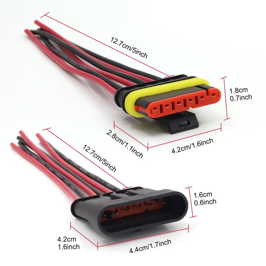 しゃけコネクター2本セット Amazon | RX二股コネクター24AWGワイヤー10cm(サンワ&Koタイプ