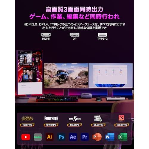 SkyBarium ミニPC Ryzen 7 5700U 8C/16T 最大4.3GHz 32GB DDR4 SkyBarium ミニPC Ryzen 7 5700U 8C/16T 最大4.3GHz 32GB DDR4