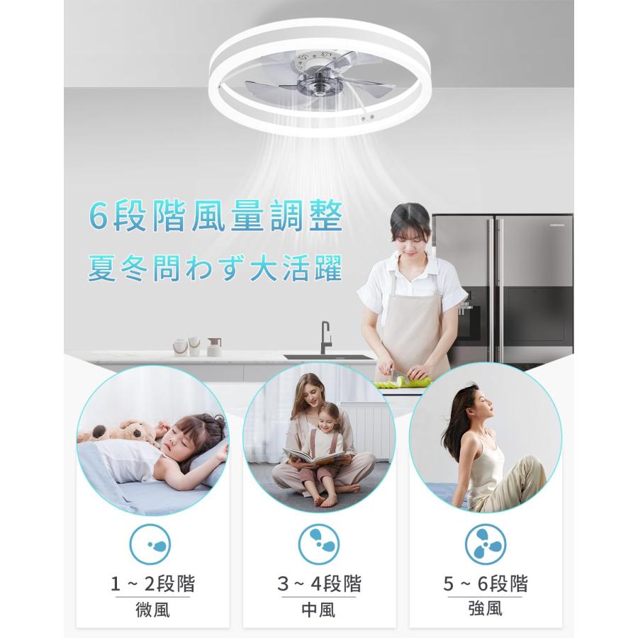 LEDシーリングファンライト サーキュレーター付き 8~10畳 調色