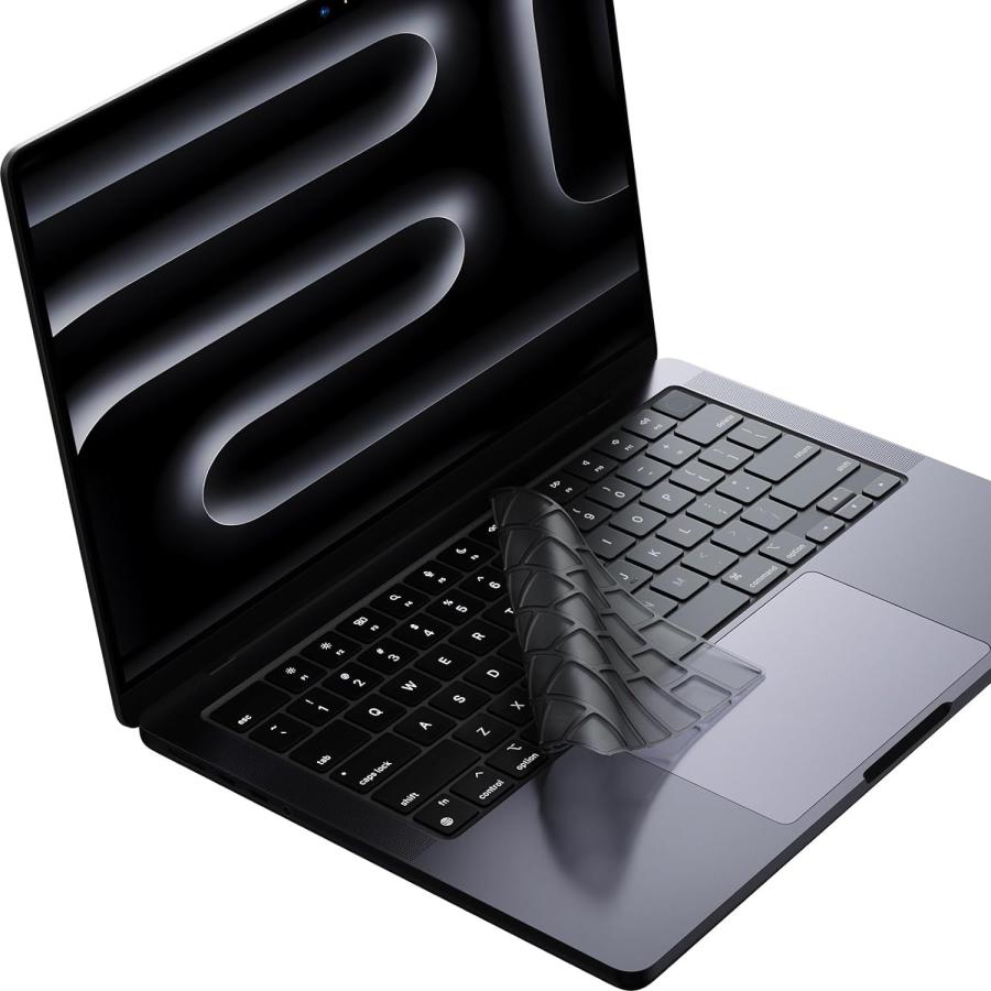 プレミアム超薄型キーボードカバー、2024-2021 M3 M2 MacBook Air 15 