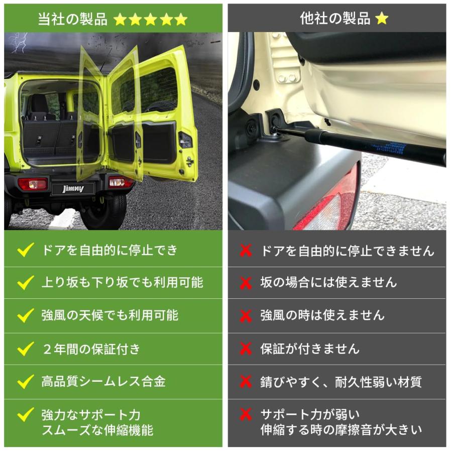 Maplewoodcar バックドアダンパー 自由停止 途中止まり スズキ Maplewoodcar バックドアダンパー 自由停止 途中止まり スズキ