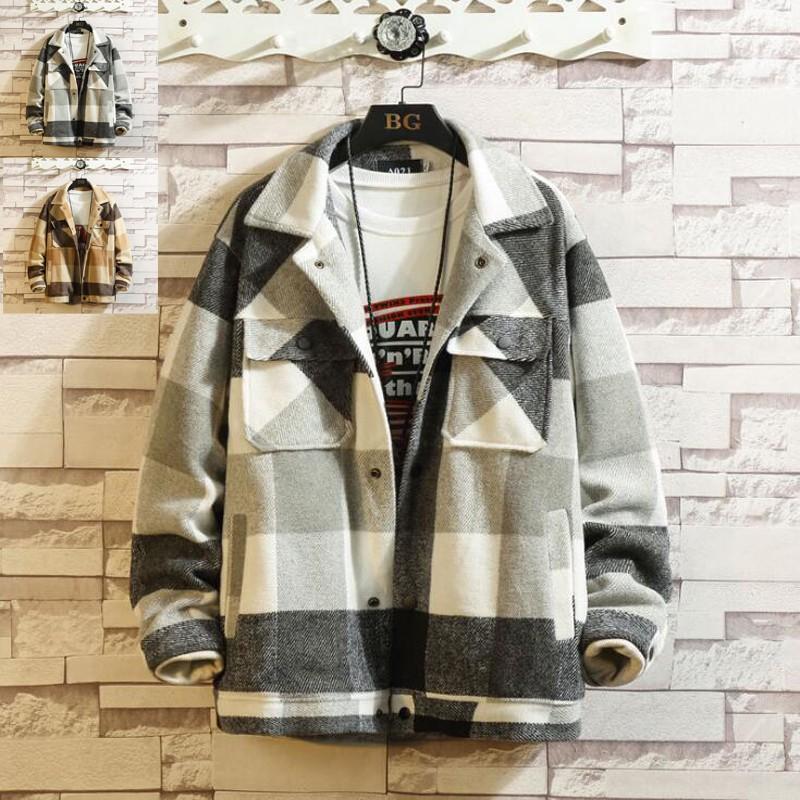 メンズ ジャンパー ダッフルコート ラシャ スタンドカラー ジャケット ブルゾン チェック柄 春秋冬 Ba1379 フォリスト 通販 Yahoo ショッピング