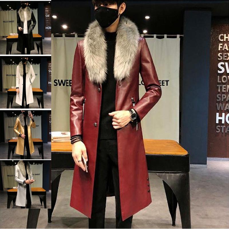 チェスターコートライダース メンズ アウター 無地革ジャン トレンチコート メンズレザーコート ロング丈ブルゾン 通勤春秋冬vv Ba1632 フォリスト 通販 Yahoo ショッピング