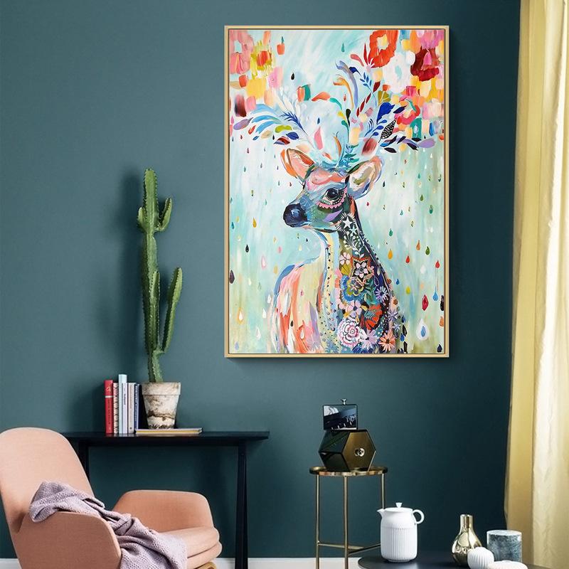 全品送料無料 油絵 絵画 寝室 玄関 飾り 壁掛け 極上品質 希少品 アートパネル 額つき 美術品 用 動物 撥水縁起物 北欧風 レビューで送料無料 Turningheadskennel Com